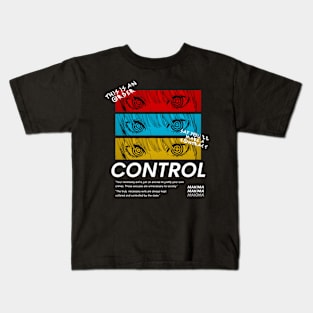 Control Makima Chainsaw Man Kids T-Shirt